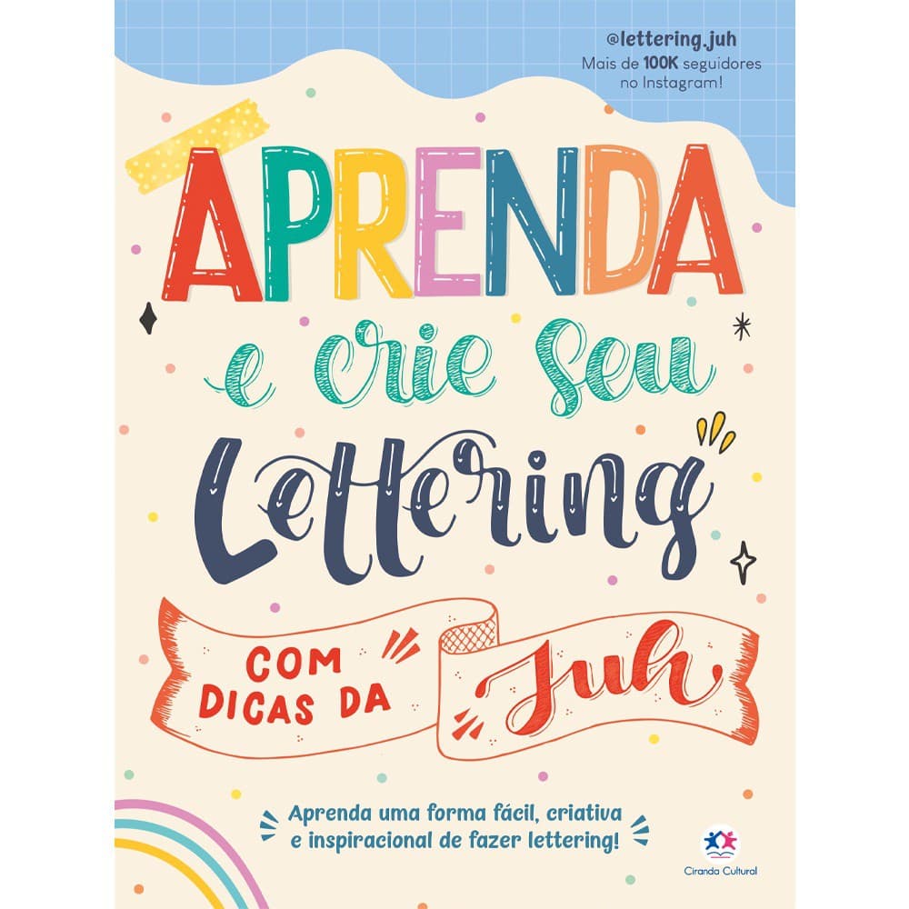 Livro - Aprenda e crie seu lettering com dicas da Juh