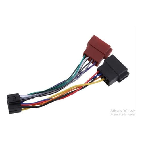 Chicote Cd Kenwood Kdc-mp 2048u Com Conector 16 Vias Iso