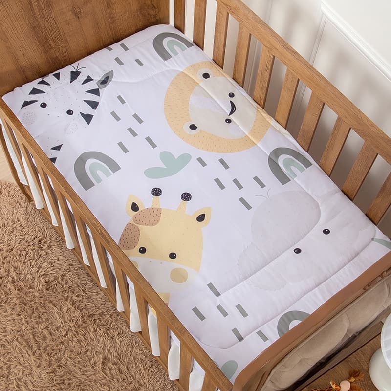 Edredom Dupla Face para Berço – Macio, Quentinho e Estiloso!