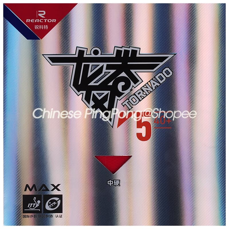 Reator TORNADO V5 Borracha De Mesa De Tênis (Aderente , Laço Para As Mãos) Original V5 Ping Pong Sponge
