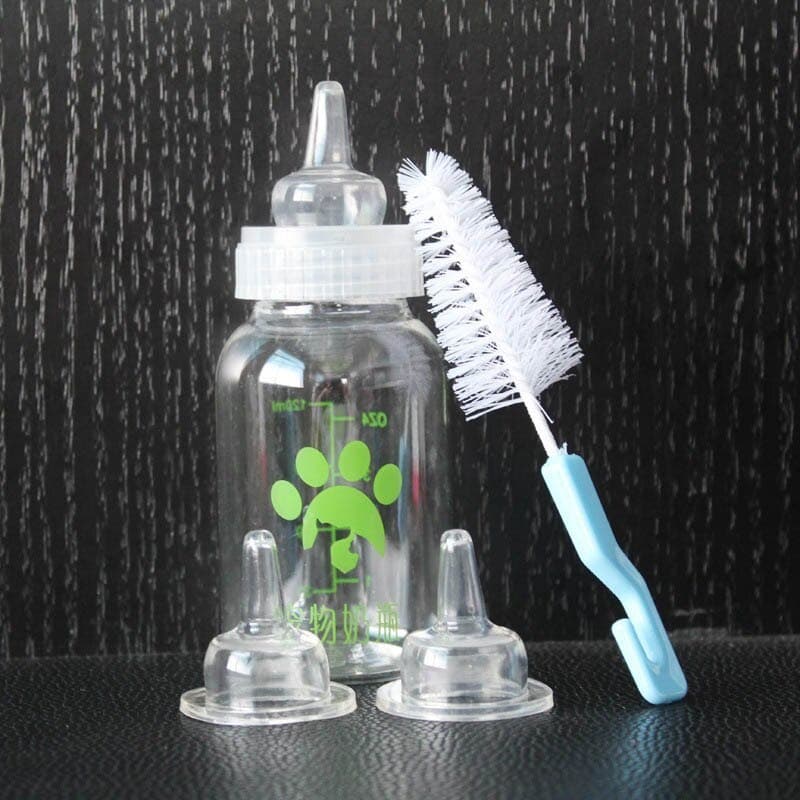 Mamadeira Para Pet Cães E Gatos Filhotes 3 Bicos 120ml