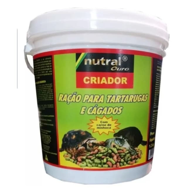 Ração Nutral Ouro 1,3kg Cágados