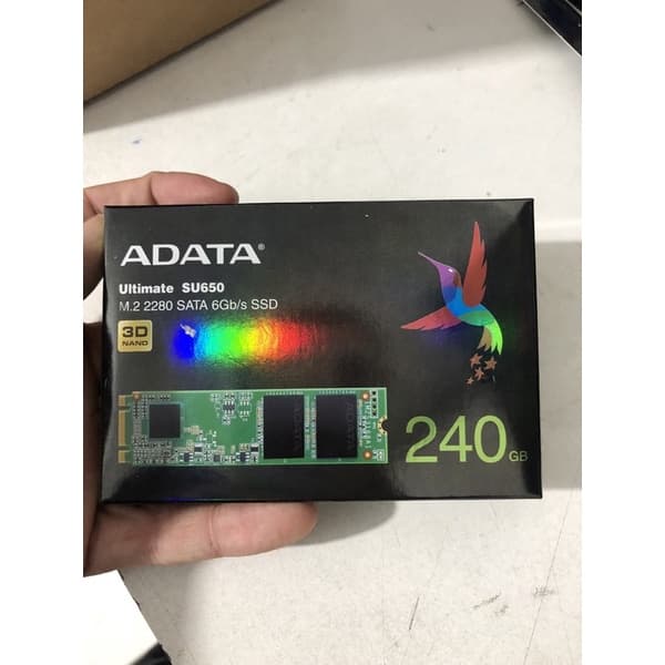 SSD Adata Ultimate SU650 240GB, M.2, Leituras: 550MB/s