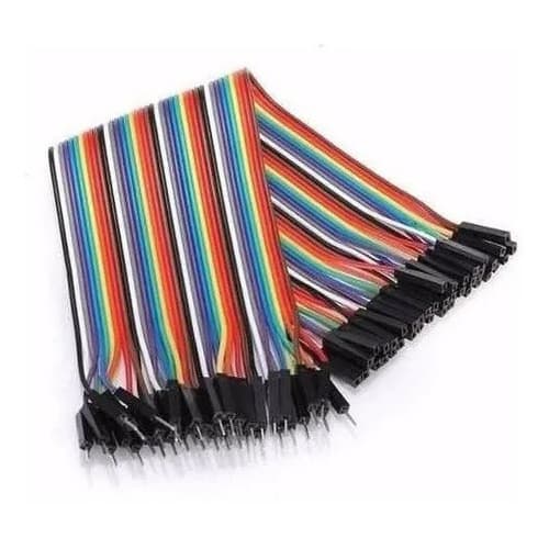 Jumper Fio 40/pcs De 20cm Macho/fêmea Para Arduino [ Código 111 ]