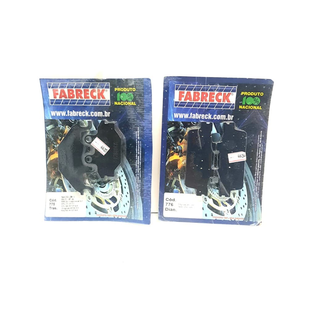 Pastilha De Freio Dianteira + Traseira Dafra Next 250