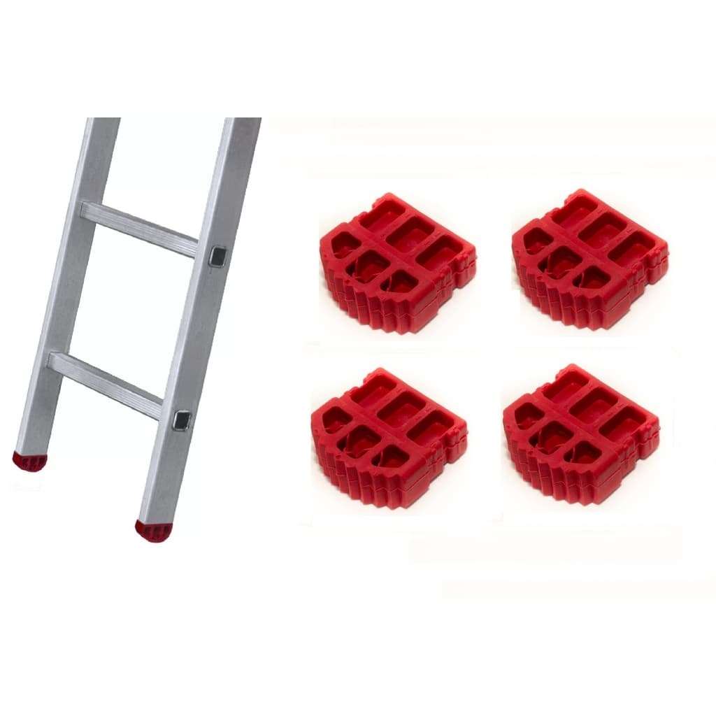 Sapata Antiderrapante Segurança Para Escada Multifunção Extensiva (4 peças)