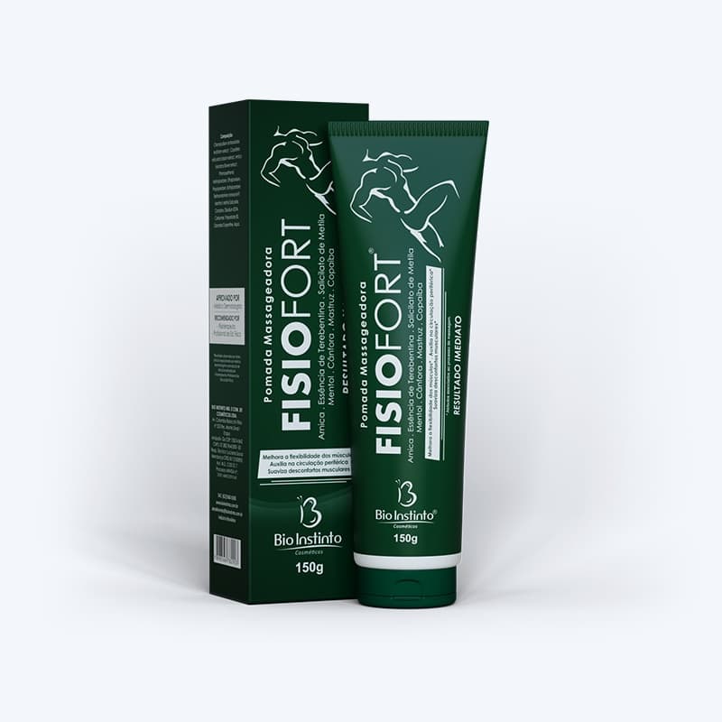 Pomada Massageadora Fisiofort Verde 150g Bio Instinto