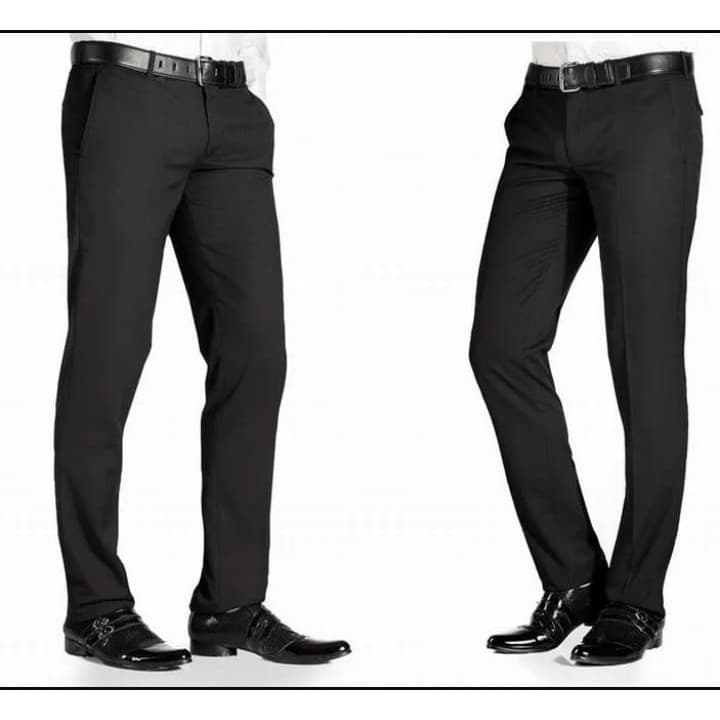 Calça Social Masculina Sem prega Oxford - MELHOR PREÇO