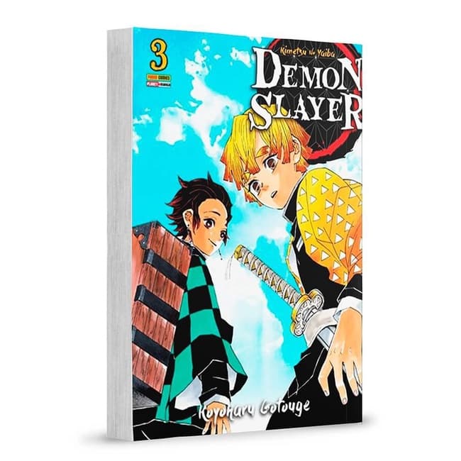 Mangá - Demon Slayer: Kimetsu No Yaiba - 03 - Novo/Lacrado