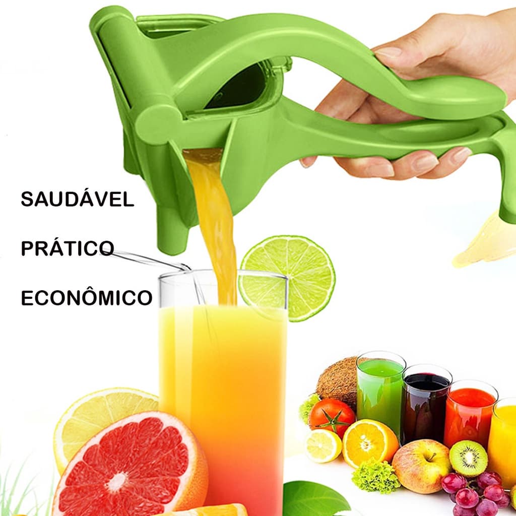 Espremedor Manual Prático De Laranja Limão Sucos De Frutas Natural Multiuso
