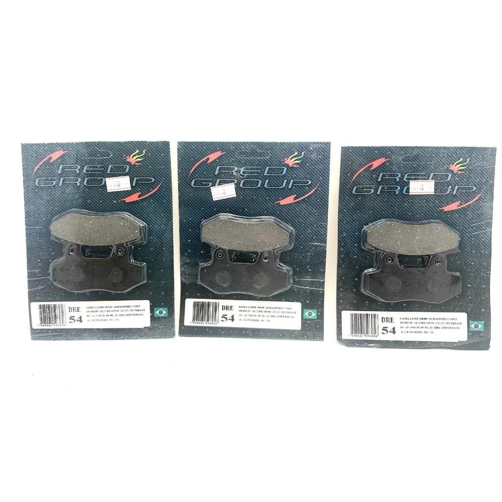 2 Pastilha Freio Dianteira + 1 Pastilha Freio Traseira Comet 650