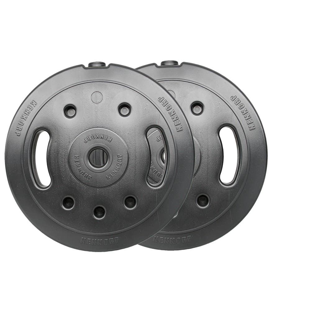 2 x Anilha em Polietileno de 5kg - total de 10kg