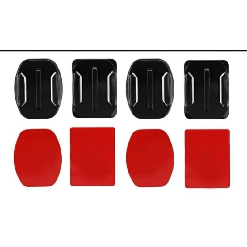Gopro Suporte Curvo Plano Adesivo Capacete Action Sport Cam