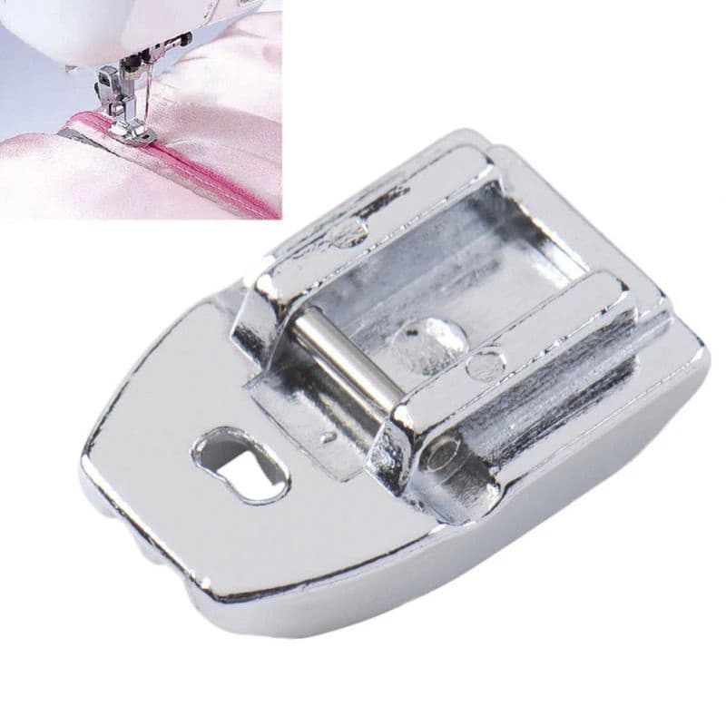 Calcador sapatilha sapata de metal para colocar de zíper invisível - XC1947002