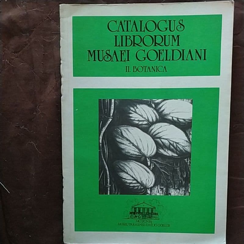 Livro Catalogus Librorum Musaei Goeldiani II. Botanica