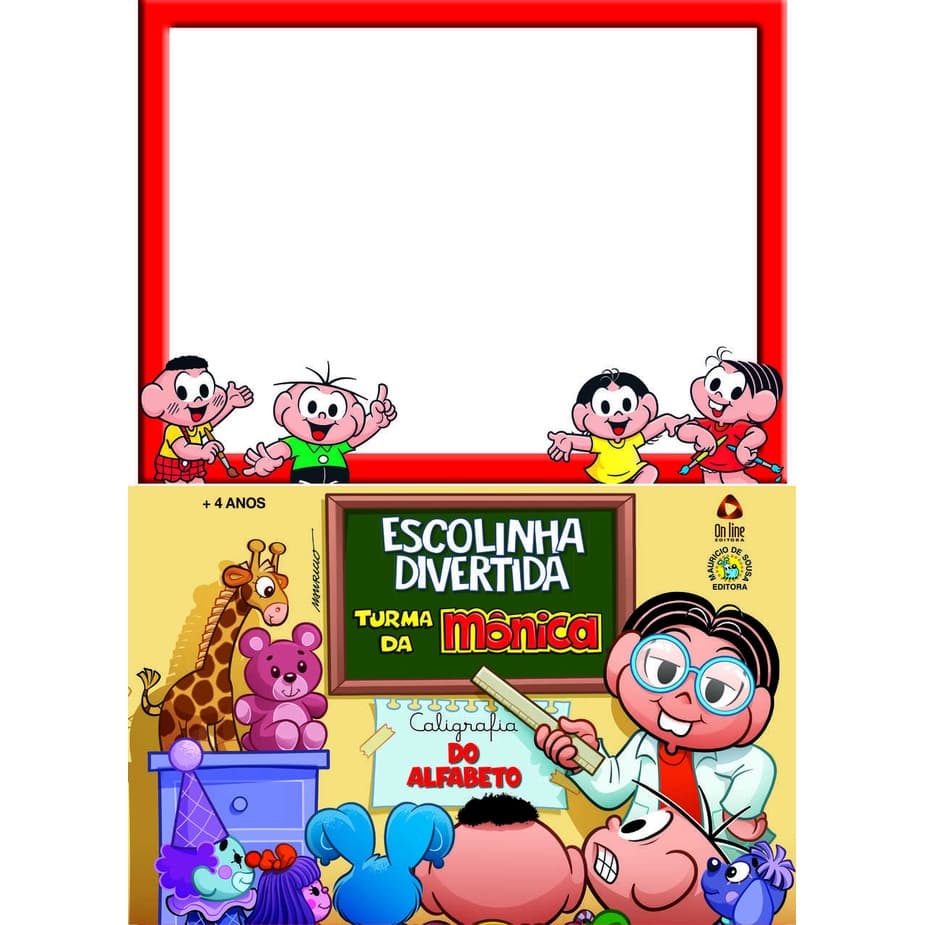 Turma da Mônica Escolinha Divertida - Caligrafia do Alfabeto