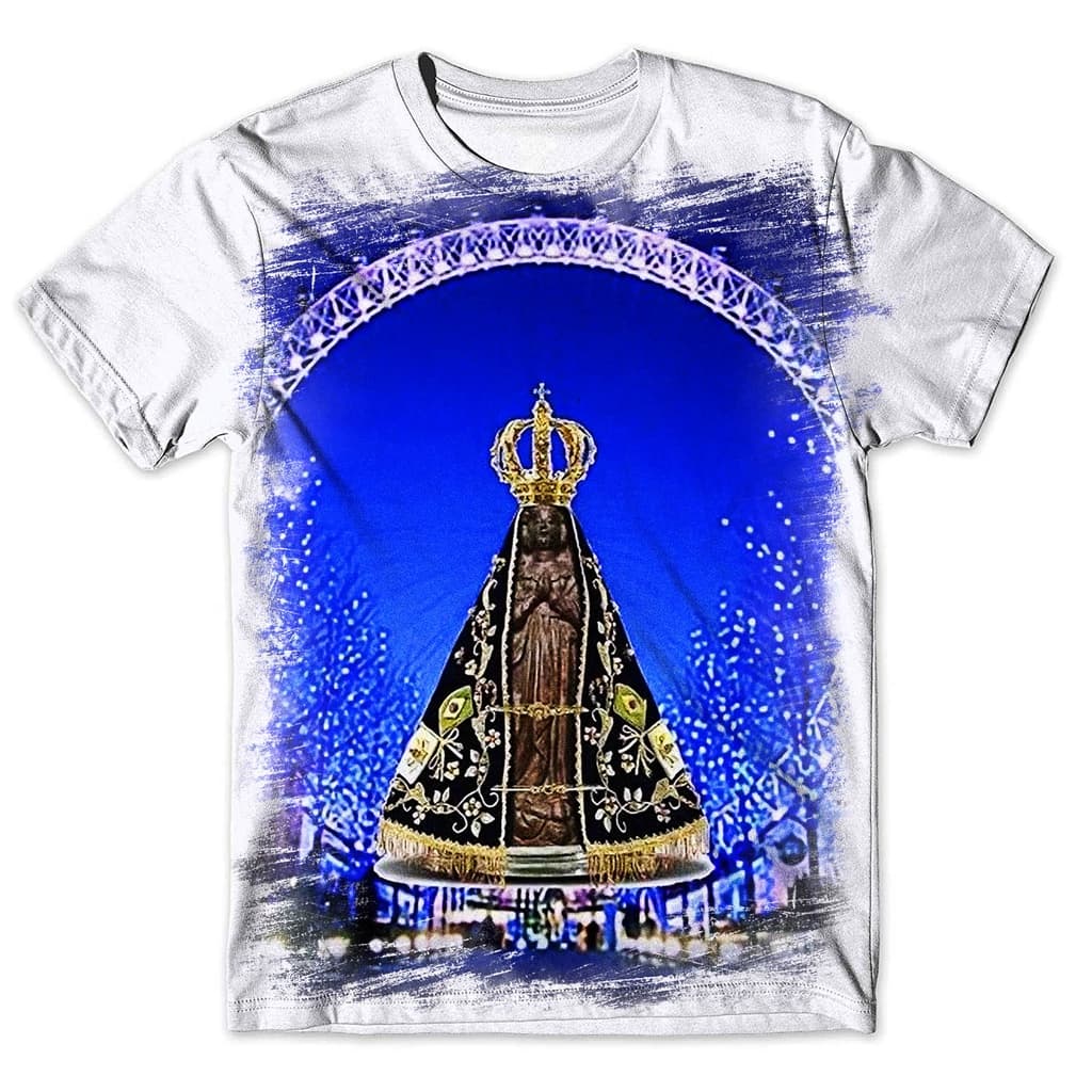 Camisa Camiseta Masculina Nossa Senhora Aparecida 114