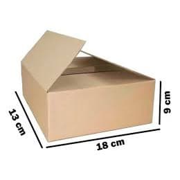 100 Caixas 18X13X09cm Padrão Correios Tipo 1p PAC SEDEX Modelo Maleta  Kit Lote de caixas ecommerce transportadora