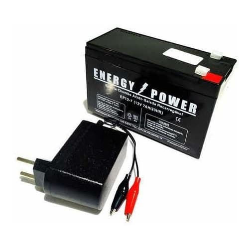 Kit Bateria Selada 12v 7ah + Carregador 12v 800mah Nobreak
