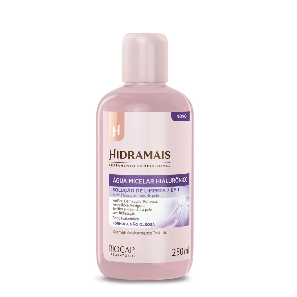 Água Micelar Hialurônico 250ml Hidramais