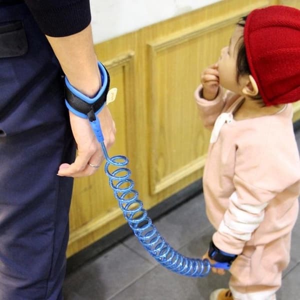 Pulseira Guia Anti-Perda Infantil Criança Bebe 1,5m Segurança Coleira