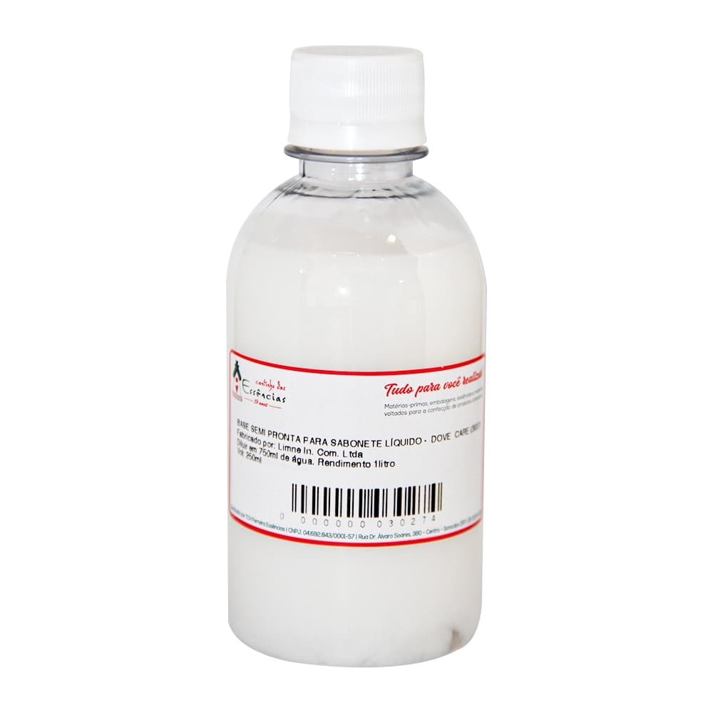 Base Concentrada para fabricação de  Sabonete Líquido Aroma Dovely 250ml