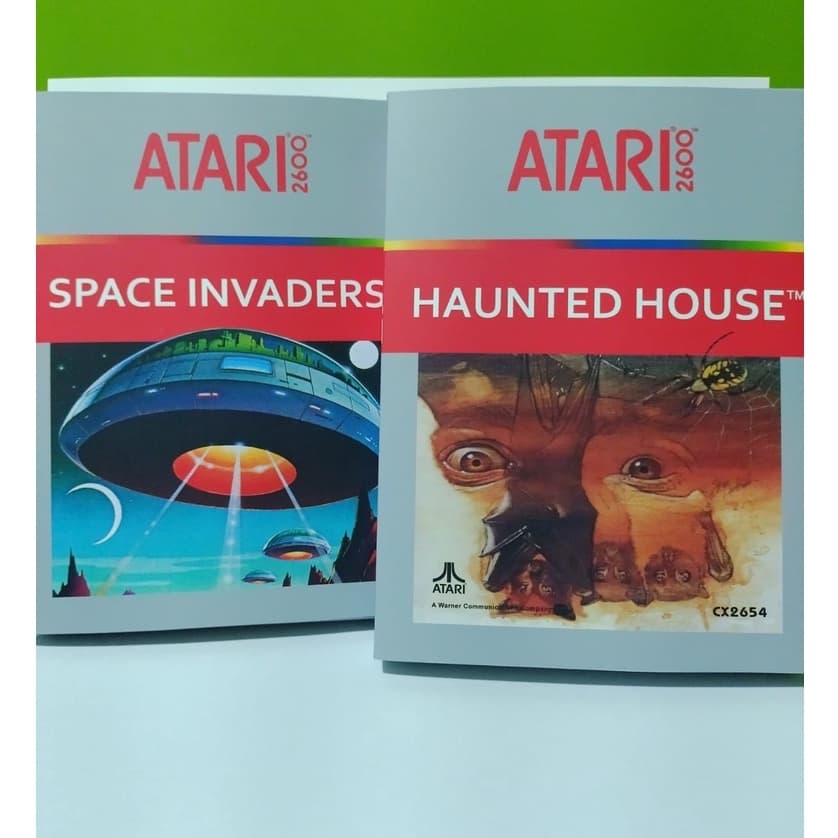 CAIXA de papelão REPRO PARA ATARI 2600 COM BERÇO