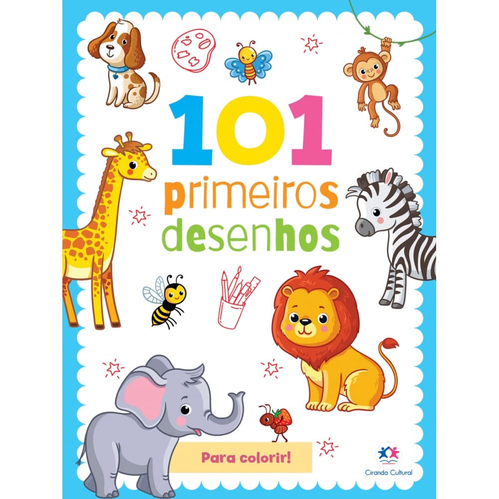 Livro - 101 primeiros desenhos - Capa comum - Ciranda Cultural