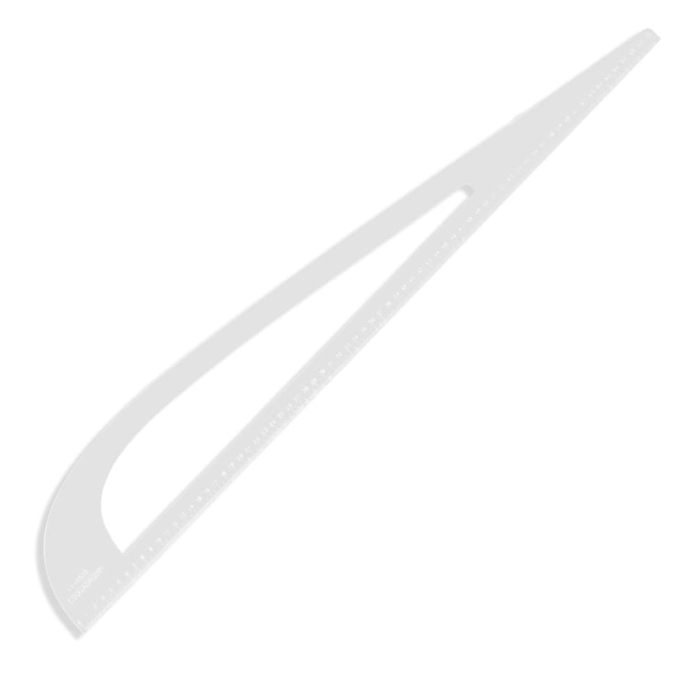 Régua Esquadro Modelagem Confecção 0510 70x11cm Acrílico