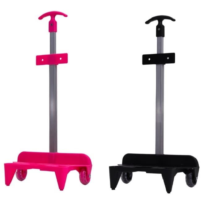 Carrinho Mochila Haste Única com Fixação Traseira e Placas de Fixação