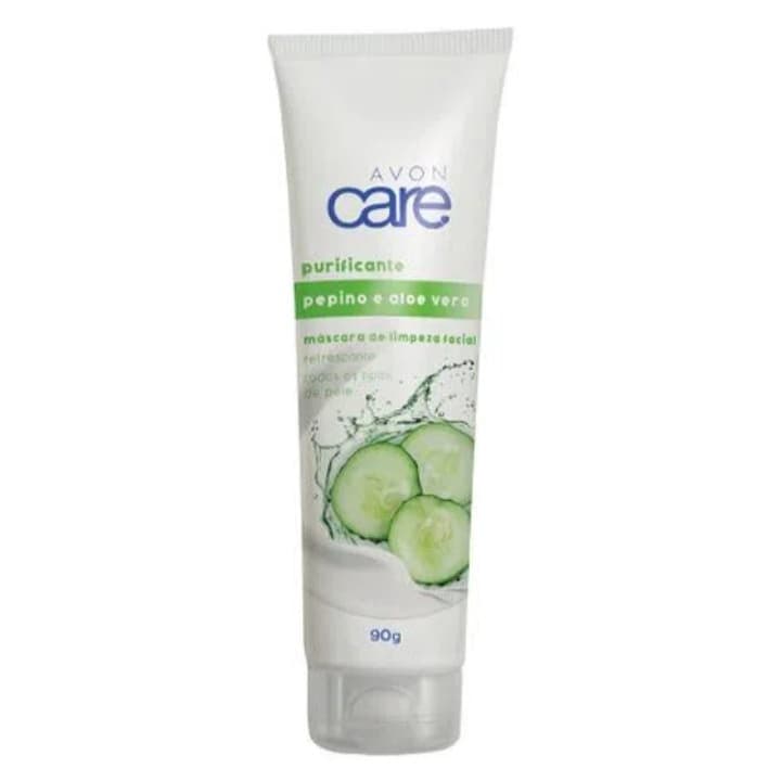 Refrescante Máscara de Limpeza Facial Pepino e Aloe Vera Avon Care - 75g