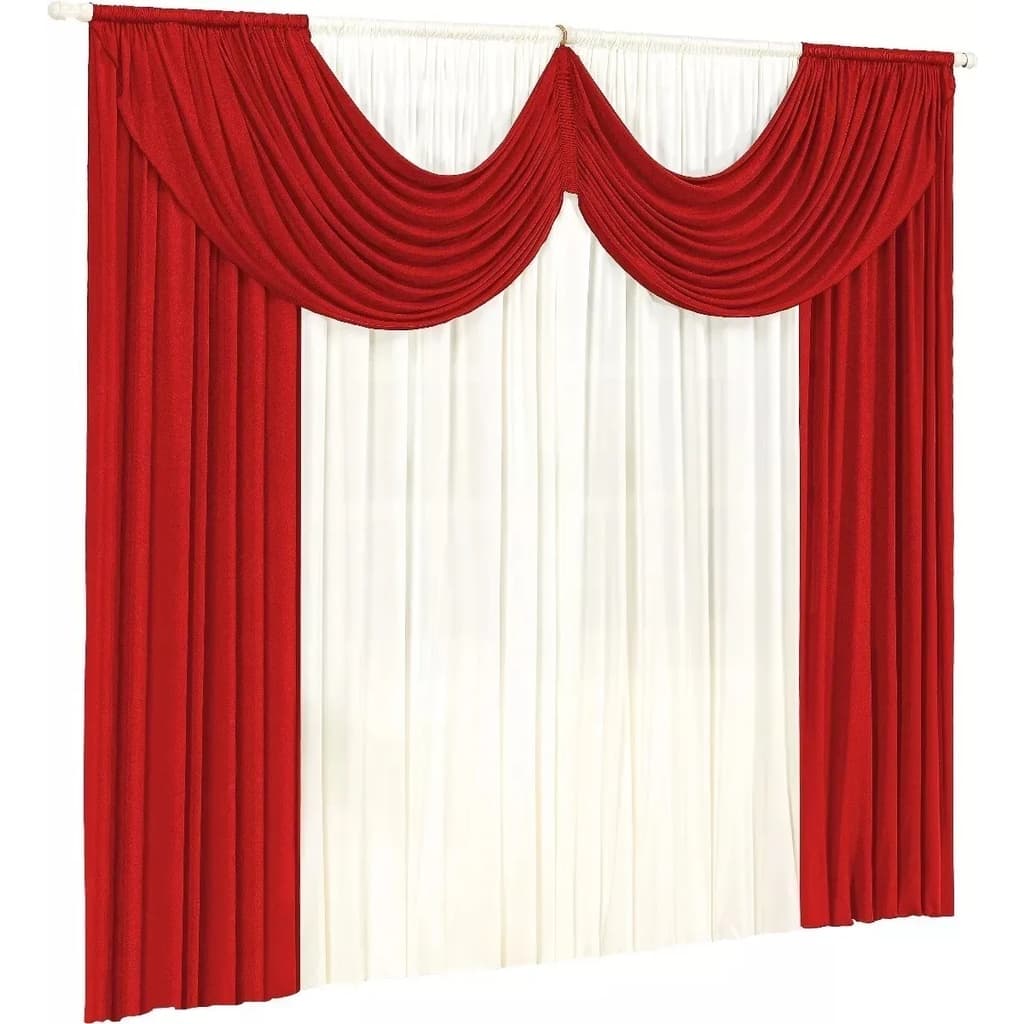 Cortina Paris 2,00 x 1,70 Para Quarto Sala Igrejas  ou Eventos em geral