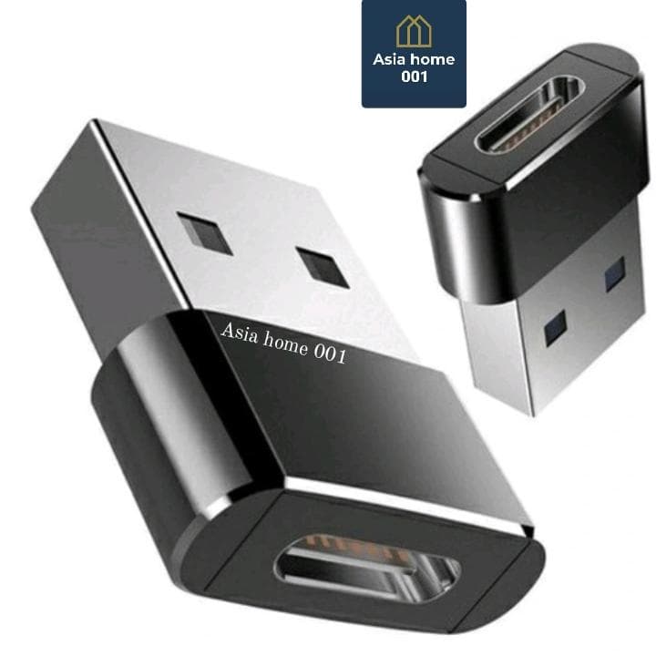 USB C 2.0 Tipo C Fêmea para USB2.0 Tipo A Conector do adaptador de conversor de porta macho para carregamento