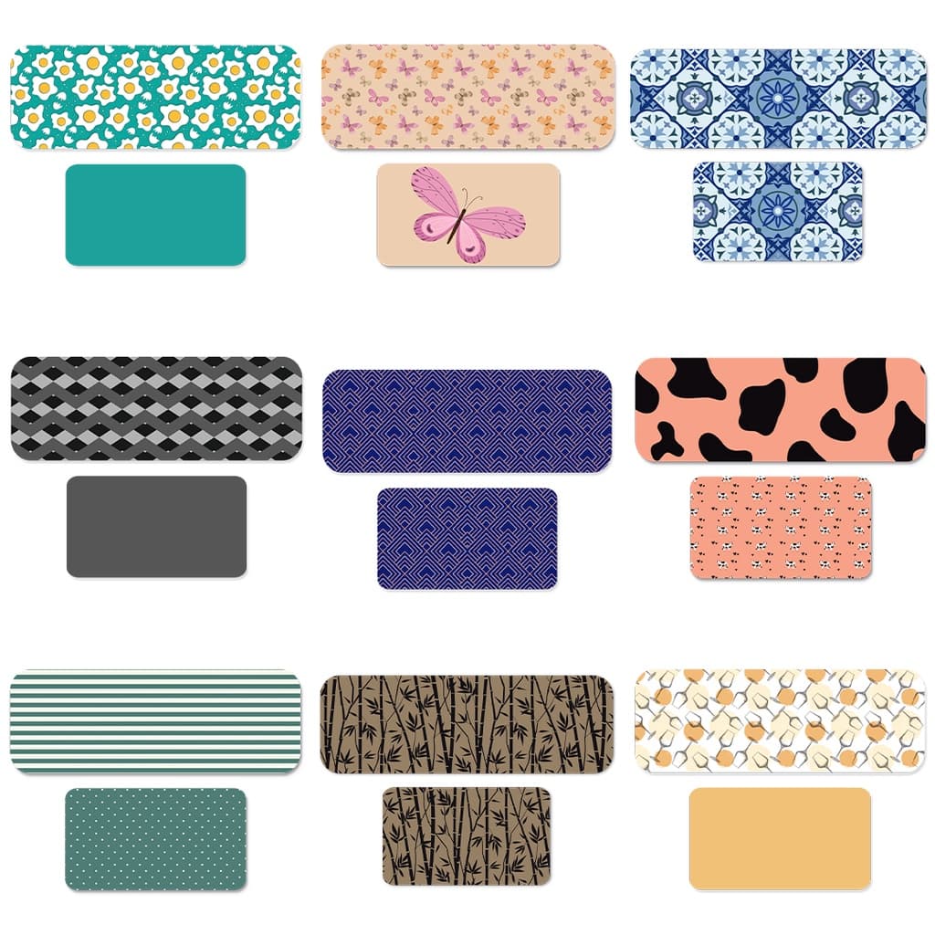 Jogo de 2 Tapetes para Cozinha Antiderrapante Emborrachado