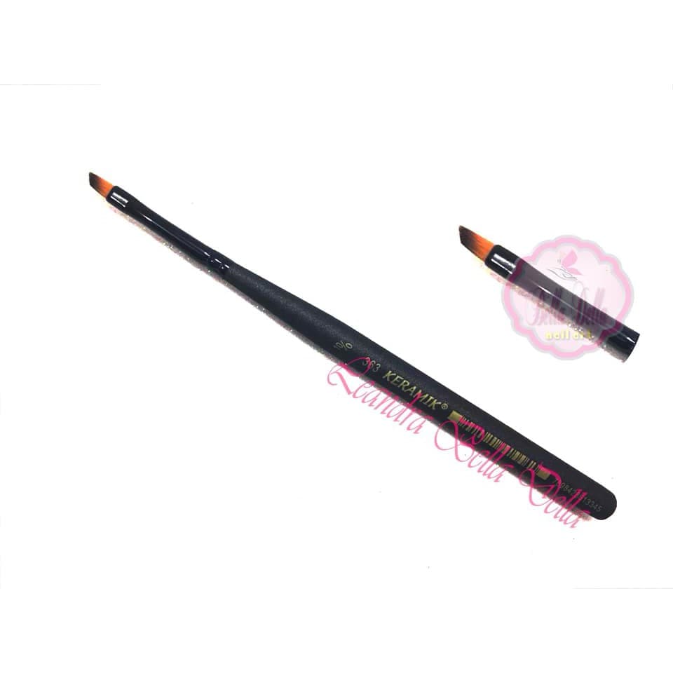 Pincel Keramik chanfrado 363/10-0  carga dupla