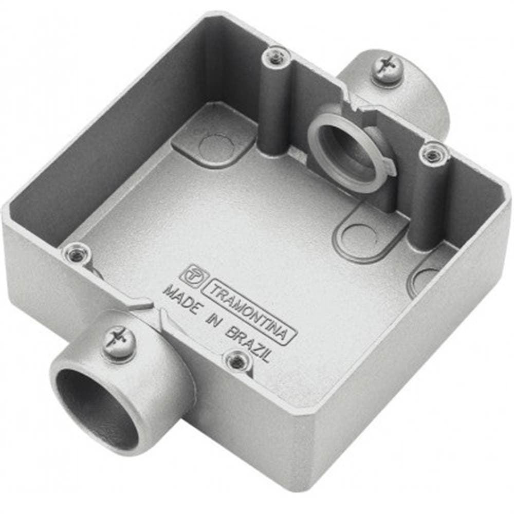 Condulete Tipo CD 3/4" Alumínio sem Tampa Tramontina