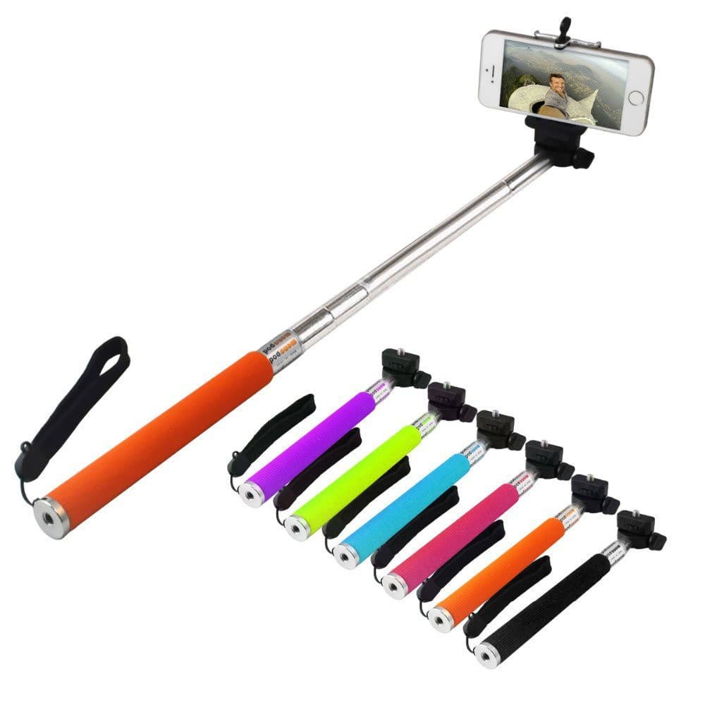 Bastão De Selfie Monopod Com Controle Remoto Bluetooth