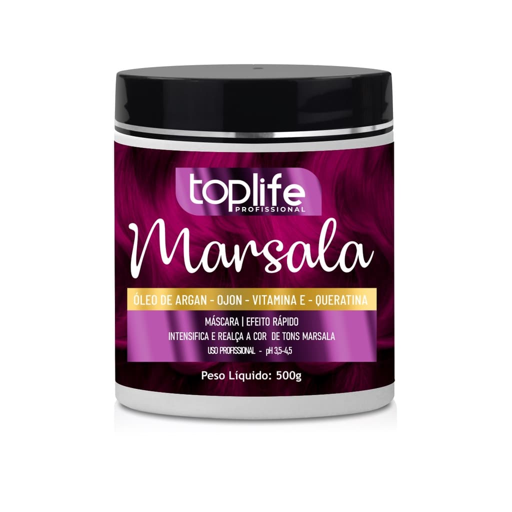 Máscara matizadora tonalizante  Marsala 500g Original