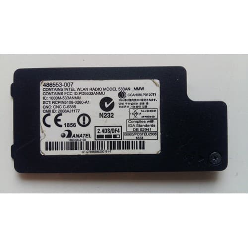 Tampa Wireless Wi-fi Hp Elitebook 6930p 3d Driveguard