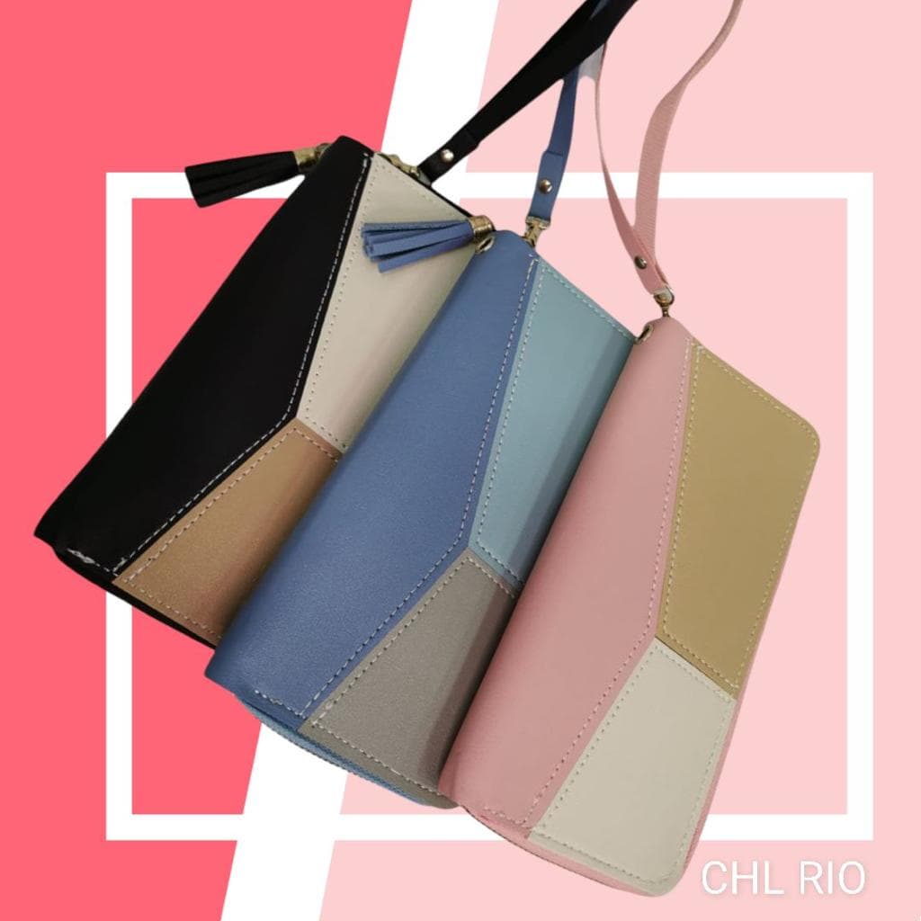 Carteira Feminina Com Zíper De Grande Capacidade Multifuncional CT-07