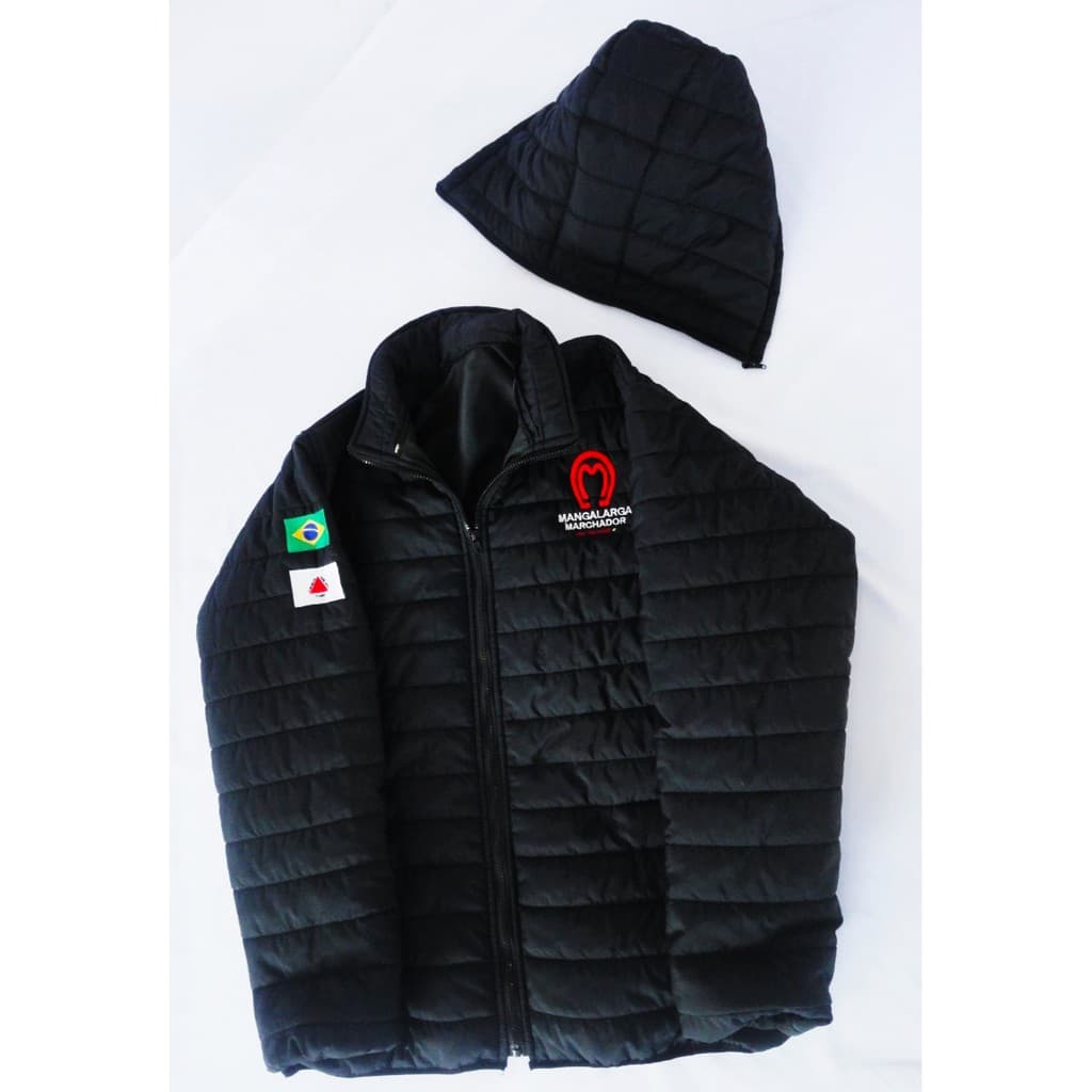 Jaqueta Casaco de Frio Grossa Mangalarga Marchador com Capuz Promoção