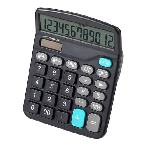 Calculadora De Mesa Comercial Escritório Display 12 Digitos