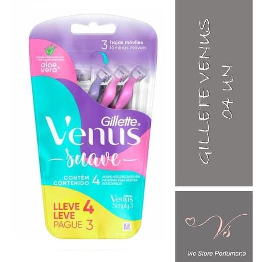 Gillette Venus Suave - Aparelho de Depilar com 04un