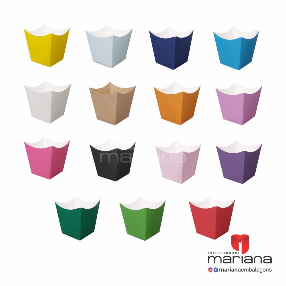 Cachepot Colorido - 10 unidades