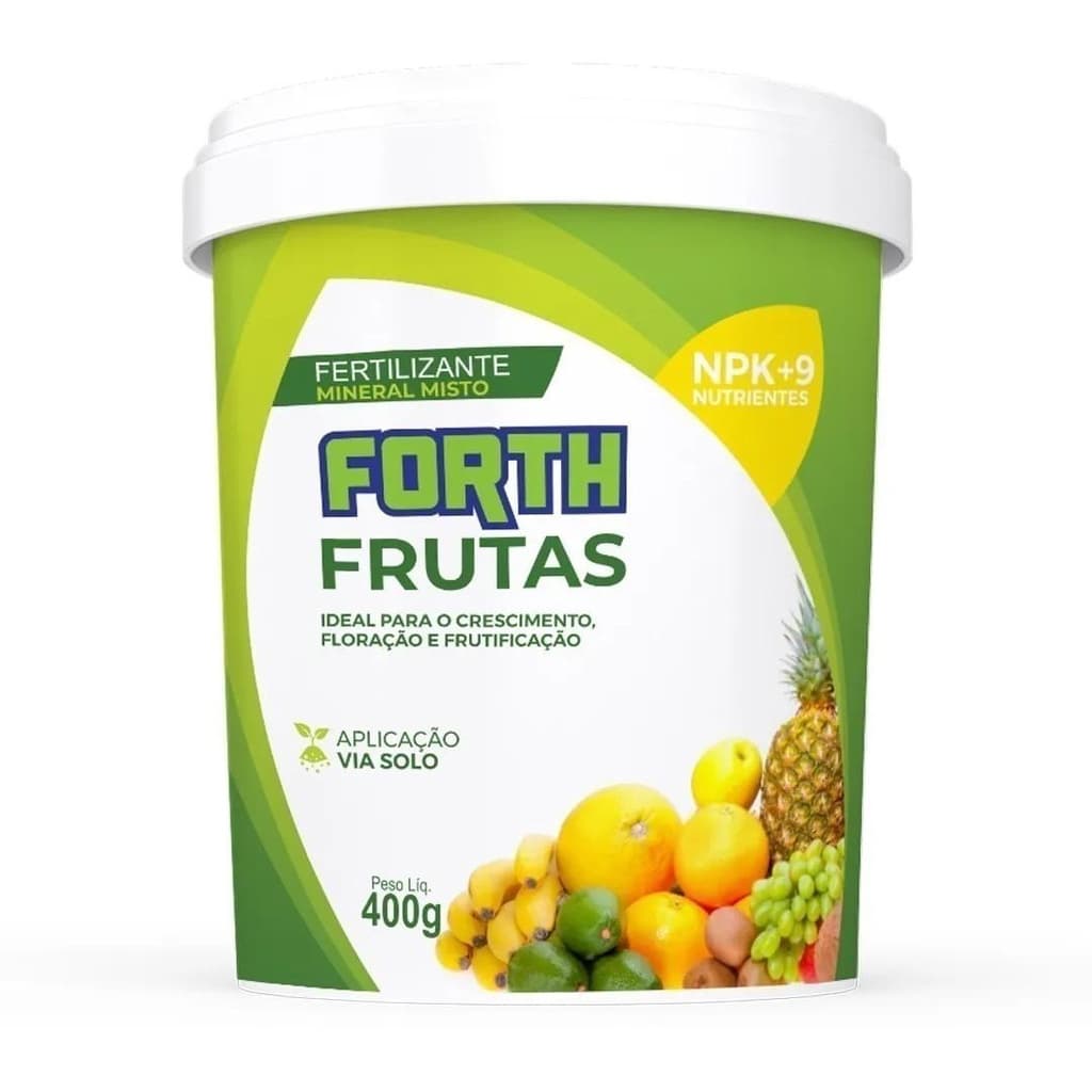 Fertilizante Adubo Forth Frutas 400g - Ideal para Frutificação - Forth Jardim