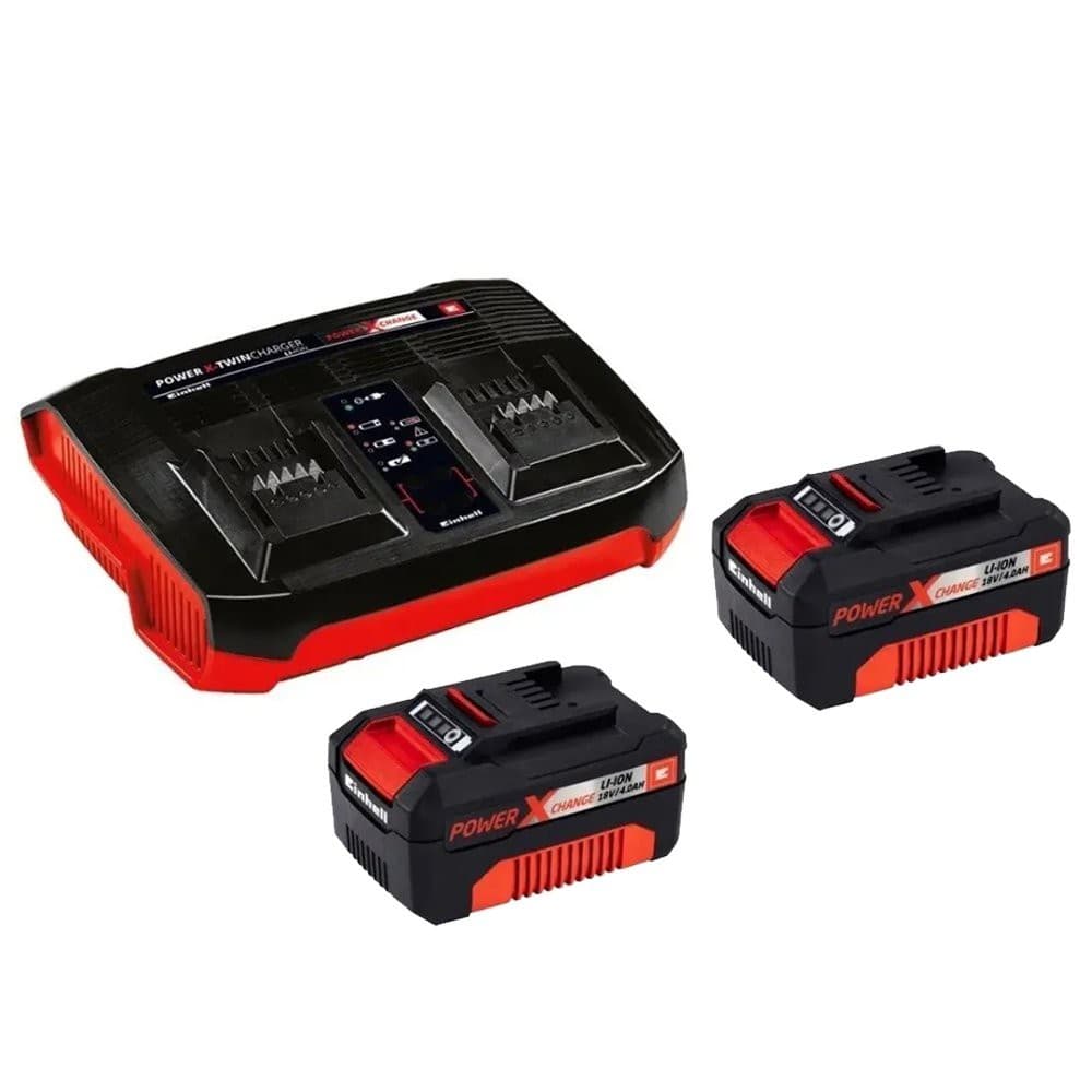 Kit Carregador Duplo  E 2 Baterias Einhell 2.5 AH  Bivolt