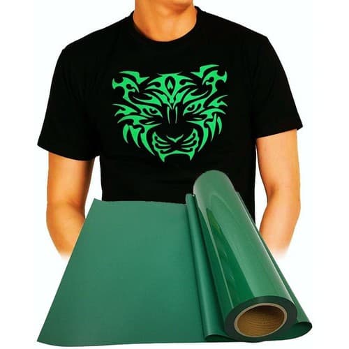 Power - Termocolante Recortável - Verde Bandeira 30 Cm 1 Mt