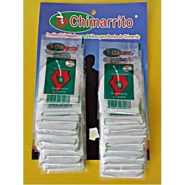 Cartela Com 40 Filtros Para Bomba De Chimarrão Camisinha Top