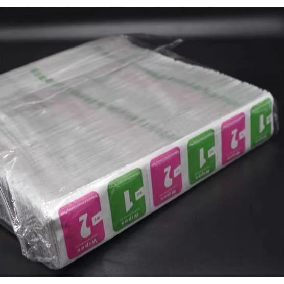 Kit Com 10-30-50-100-400 Limpa Tela Pano Seco E Com Álcool 1 E 2 Pacote Manutenção Celular Limpeza De Tela