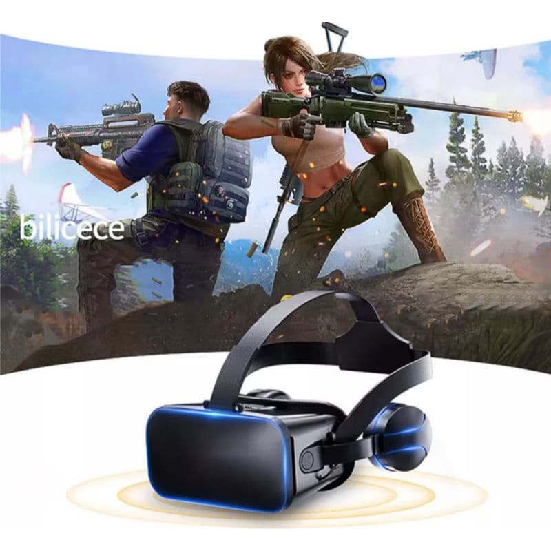2022 nova realidade virtual vr óculos 3d fone de ouvido estéreo capacete para ios android smartphone sem fio fone de vídeo jogo binóculos